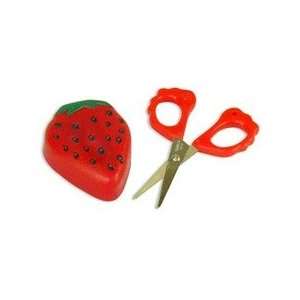  Mini Scissors with Magnetic Caddy   Strawberry Office 