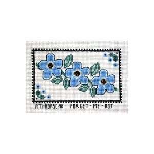  Forget Me Not Counted Cross Stitch Pattern