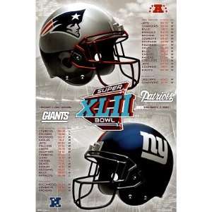  Super Bowl XLII (New England Patriots & New York Giants 