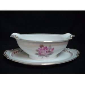  NORITAKE GRAVY ROSEMONT (5048) ATTACHED UNDERPLATE 