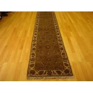  2x16 Hand Knotted Agra India Rug   28x169
