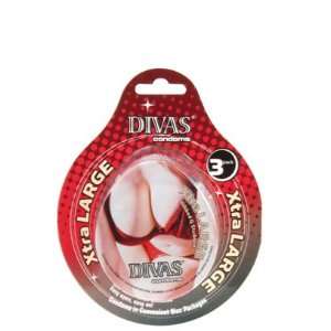  Diva Condoms, Xtra Large 3 Pack