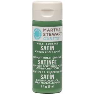  Martha Stewart 32002 2 Ounce Acrylic Satin Paint, Pesto 