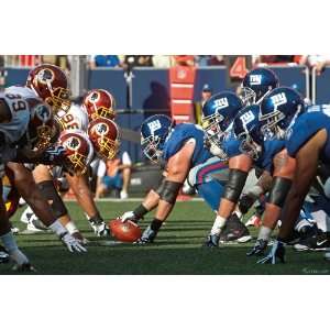 NFL New York Giants Giants Redskins Line of Scrimmage 