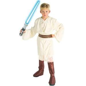   Costumes Star Wars Obi Wan Deluxe Child Costume / Brown   Size Large
