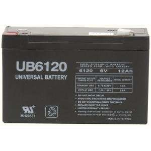  New Upg 85995/D5778 Sealed Lead Acid Batteries 6v 12 Ah 
