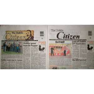 of The Dublin (Texas) Citizen Newspaper Featuring Articles About the 