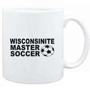  Mug White  Wisconsinite SOCCER MASTER  Usa States 