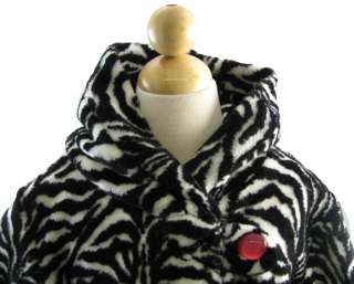 Corky and Company Girl Winter Coat Jungle Zebra  