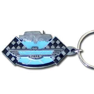  Ford Thunderbird Premium Pewter Keychain Automotive