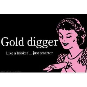  THE GOLD DIGGER POSTER 24 X 36 #ST3389