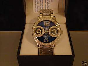 MENS GENEVA WATCH BLING FACTOR  