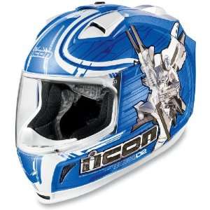   Face Motorcycle Helmet Blue Shado Extra Large XL 0101 3773 Automotive