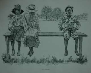 Rare 1899 Plantation Sketches J Campbell Phillips Negro  