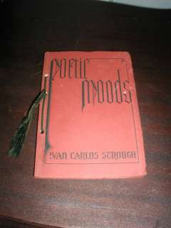Poetic Moods,Ivan Carlos Strough,65 Poems,Signed,Fine  