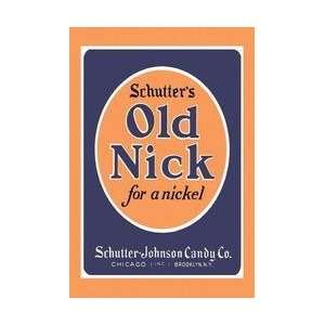  Schutters Old Nick 12x18 Giclee on canvas