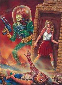 1995 Topps Screamin Mars Attacks No Place to Hide Promo Card  