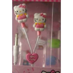  Koolshop 3D Hello Kitty Silicone Stereo Earphones and 