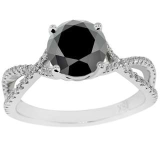  Diamond Engagement Ring Vintage Style 18K White Gold DD BDR 062  