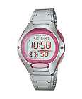 casio lw200d 4a ladies pink digital stainless steel sports watch 10 yr 