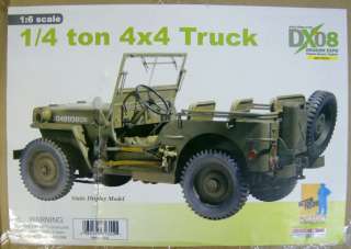 Dragon DX08 WWII 1/6 scale 12 US Army Jeep 4x4 Truck  
