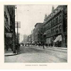 1902 Print Yonge Street Toronto Ontario Canada Federal Heritage Site 