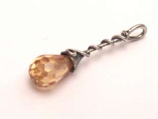 STERLING SILVER 925 PENDANT WITH CITRINE   