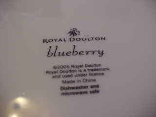 BLUEBERRY By Royal Doulton China Dinner Plate 10 1/4  