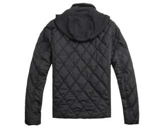 Mens New fashion Casual Stylish warm Coat Black winter Jacket 369 