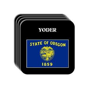  US State Flag   YODER, Oregon (OR) Set of 4 Mini Mousepad 