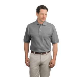 Port Authority Pique Knit Sport Shirt with Pocket. K420P  