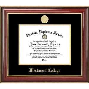  Westmont College Warriors   Gold Medallion   Mahogany Gold 