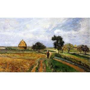 Hand Made Oil Reproduction   Camille Pissarro   32 x 20 inches   The 