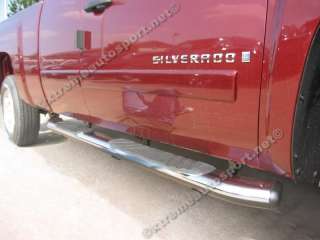 Chevy Silverado Ext Cab Running Boards 5 Oval 07 up  