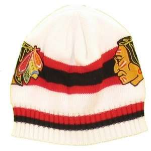    Mens Chicago Blackhawks Cuffless Knit Cap