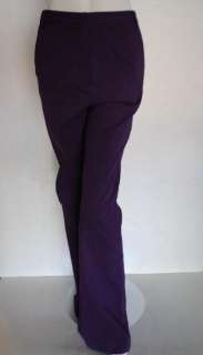 Diane von Furstenberg womens simca purple pants 6 $288 New  