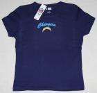 Womens San Diego Chargers Team Name & Logo T Shirt LRG  