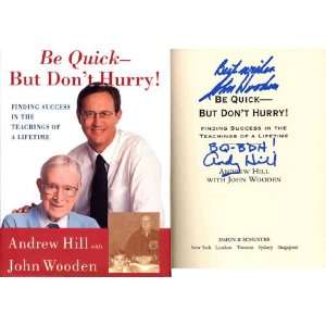   Photo   Andrew Hill Book Be Quick But Dont Hurry