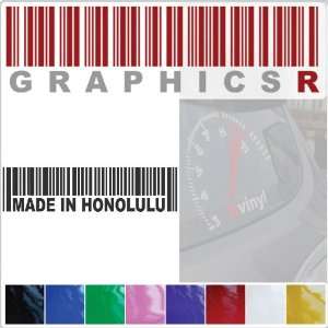   UPC Pride Patriot Made In Hawaii Honolulu HI A616   Chrome Automotive