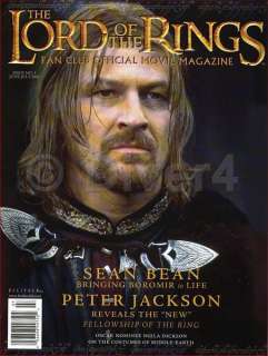 LOTR Official Fan Club Magazine Issue 3 Mint Condition  