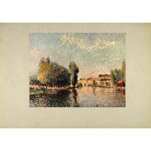  1905 Print Moret sur Loing Impressionism Alfred Sisley 