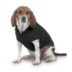  Doggie Skins Baby Rib Golf Shirt Black Size Large   687644 