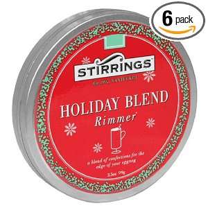 Stirrings Holiday Egg Nog Drink Rimmer, 3.5 Ounce Tin (Pack of 6)