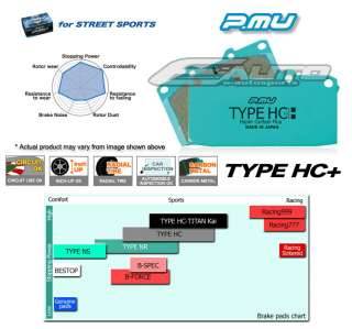 100% Brand New   Project µ TYPE HC+ Front Brake Pads (left & right 