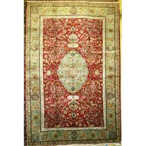  10x15 Hand Knotted Tabriz Persian Rug   104x159