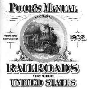  1902 Poors Manual scanned to CD 