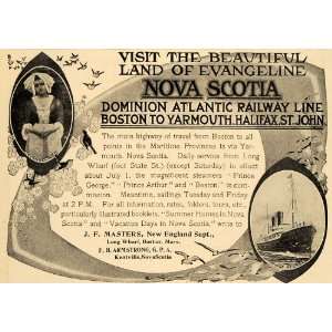   Railway Nova Scotia Yarmouth   Original Print Ad