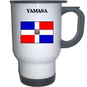  Dominican Republic   YAMASA White Stainless Steel Mug 