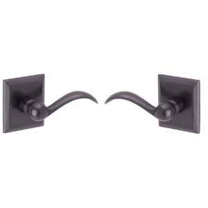 Baldwin 5462.112.PRIV Beavertail Lever Privacy with Squared Rose 