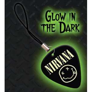  Nirvana Premium Glow Guitar Pick Mobile Phone Charm 